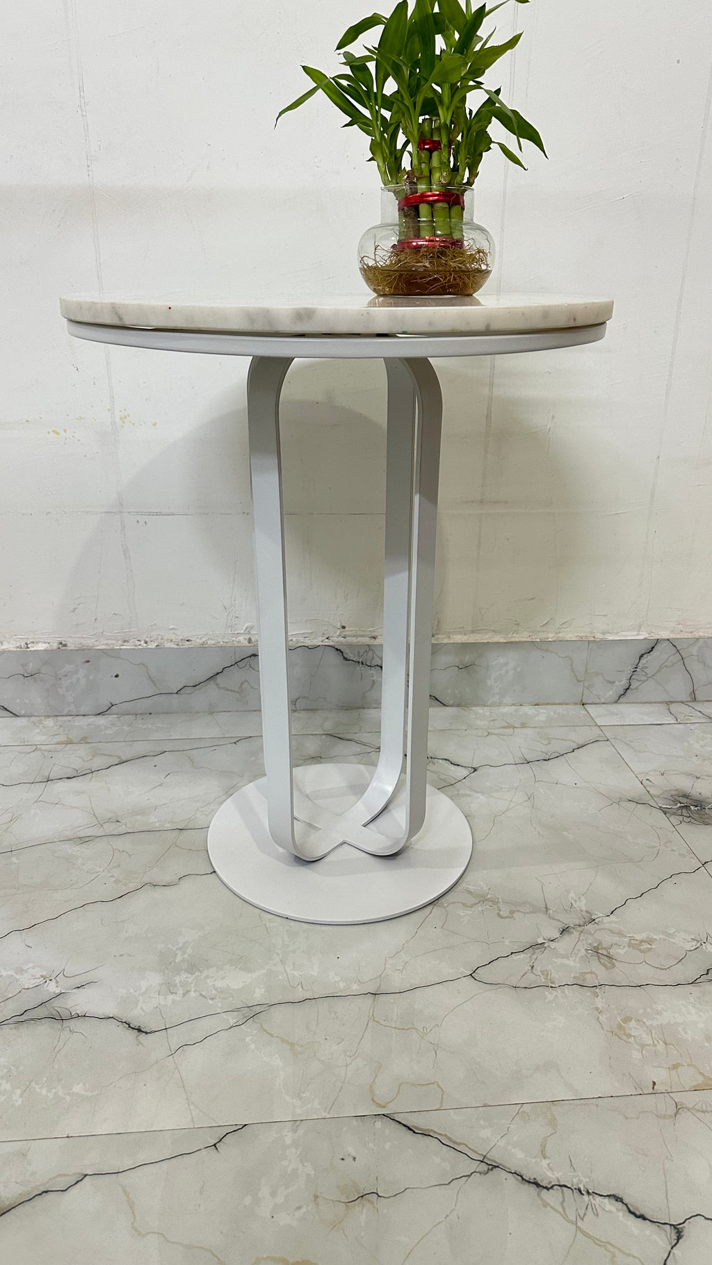 Premium Iron table, Marbel top