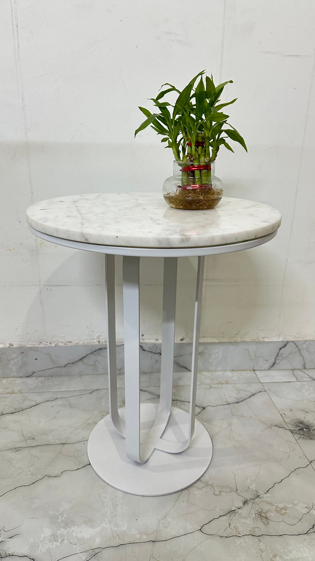 Premium Iron table, Marbel top