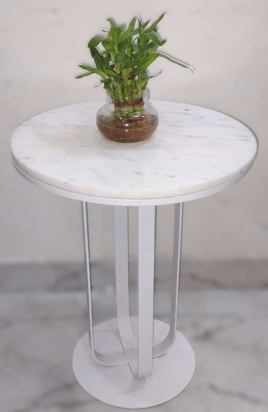 Premium Iron table, Marbel top